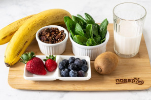 Смузи в тарелке