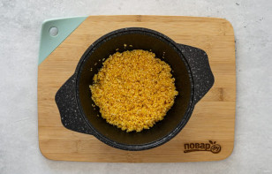 Кукурузная каша с яблоком