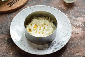 Салат с семгой и апельсинами