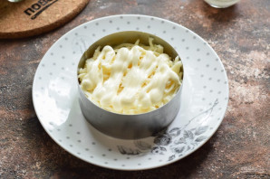 Салат с семгой и апельсинами