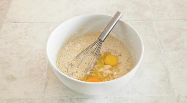 Мини-блинчики с яблоками, пошаговый рецепт с фото