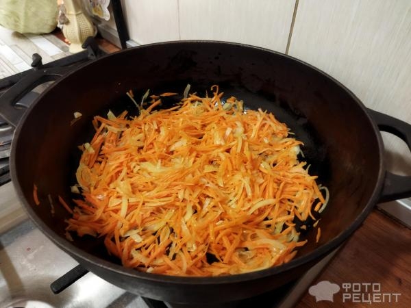 Рецепт: Капуста тушеная с овощами - и молоком и копчённой паприкой