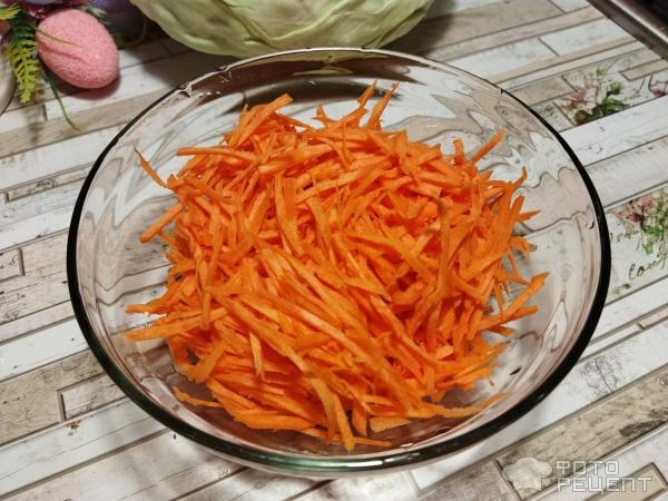 Рецепт: Капуста тушеная с овощами - и молоком и копчённой паприкой