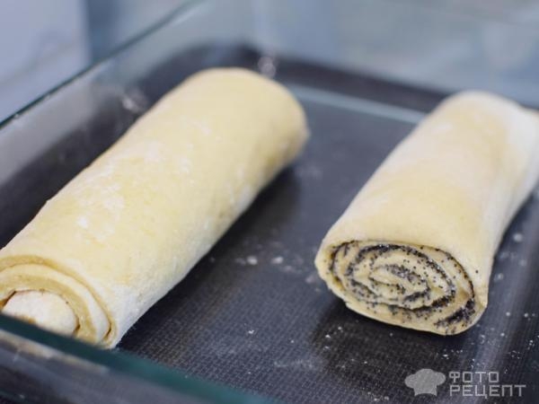 Рецепт: Косичка с маком - Безумно вкусные булочки в интересном исполнении!