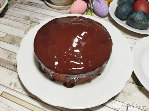 Рецепт: Кулич на кефире - с цукатами, без дрожжей, готовимся к Пасхе, просто и быстро