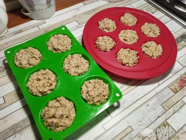 Рецепт: Овсяные кексы - с яблочным повидлом, когда нет куриных яиц, сахара и муки Рецепт: Овсяные кексы - с яблочным повидлом, когда нет куриных яиц, сахара и муки