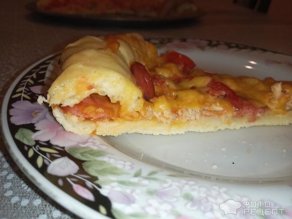 Рецепт: Пицца Assorty - вариант оформления бортика: когда бортик круче пиццы!