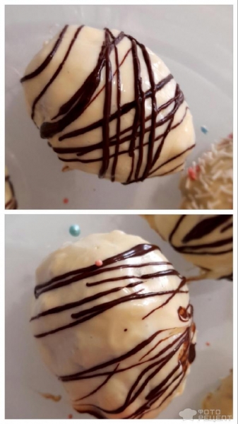 Рецепт: Пирожные пасхальные - Домашние пирожные к Пасхе, оформление пирожных масляным кремом, пасхальный декор своими руками.