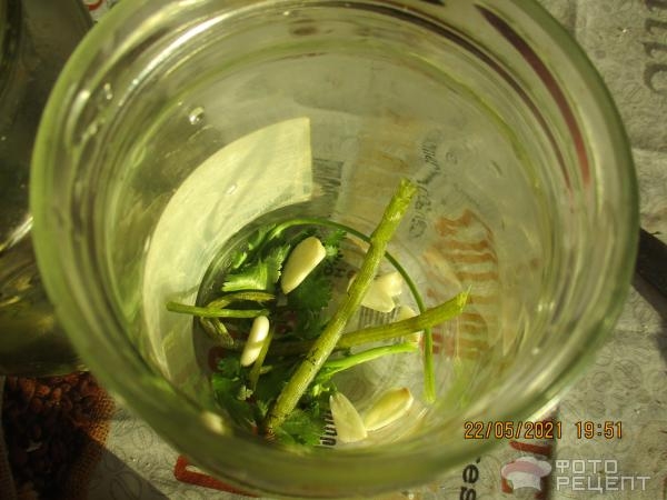 Рецепт: Редис маринованный - с чесноком