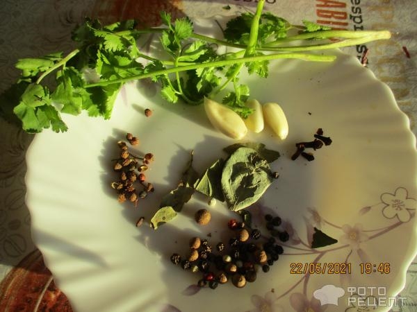 Рецепт: Редис маринованный - с чесноком