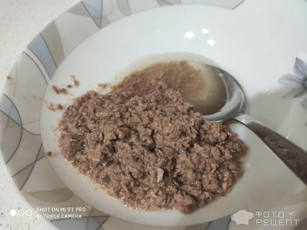 Рецепт: Салат с тунцом и помидорами - в моем исполнении.