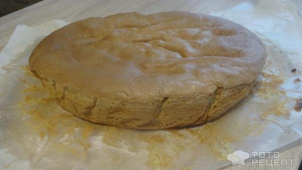 Рецепт: Торт с клубнично -банановым творожным кремом - Не трудоёмкий ,вкусный торт.