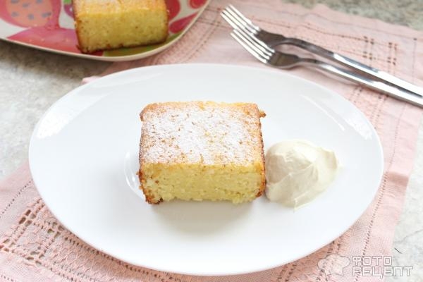 Рецепт: Творожная запеканка без муки и манки - с кускусом