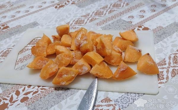 Рецепт: Запеканка творожно-фруктовая - без сахара