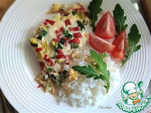 Рыбный омлет