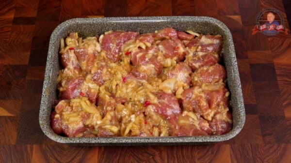 Свинина в соево-имбирном маринаде