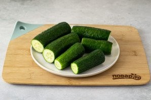 Быстрые малосольные огурчики
