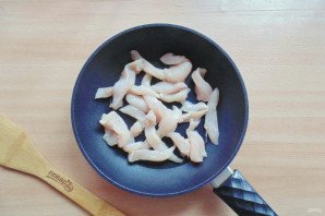 Вок с рисом и курицей