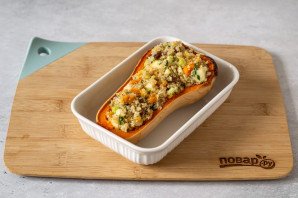 Тыква фаршированная киноа Тыква фаршированная киноа