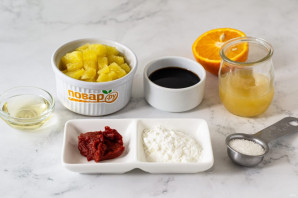 Кисло-сладкий соус с ананасами