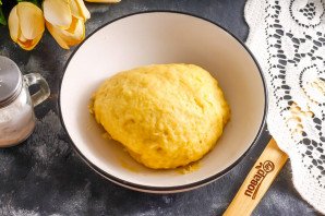 Яблочный тарт с карамелью