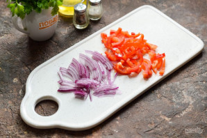 Мексиканский салат с говядиной