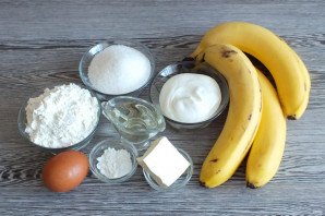 Банановый пирог-перевертыш