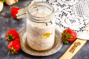 Ленивая овсянка с творогом