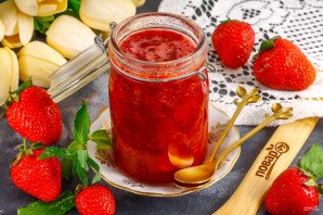 Джем из клубники без желатина