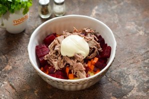 Салат "Гренадер" с говядиной