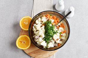 Салат со свиным языком