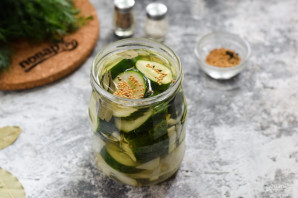 Огурчики по-болгарски на зиму Огурчики по-болгарски на зиму