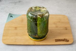 Огурцы с горчицей на зиму