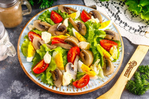 ПП салат с шампиньонами