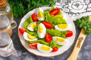 Салат из брюшек семги