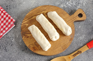 Рулетики из теста с картошкой