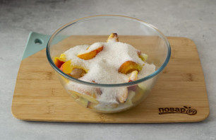 Варенье из яблок и персиков Варенье из яблок и персиков