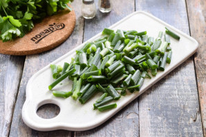 Зеленый луковый соус