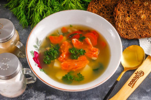 Уха из лосося в мультиварке Уха из лосося в мультиварке