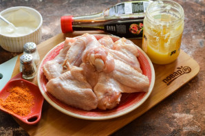 Крылышки в медово-соевом соусе Крылышки в медово-соевом соусе