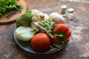 Овощное рагу в мультиварке для диабетиков