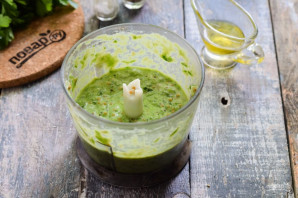 Зеленый луковый соус