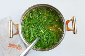 Суп из шпината с сыром Суп из шпината с сыром