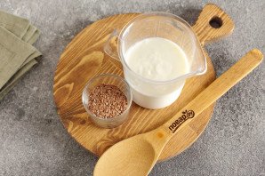 Лен с кефиром для похудения