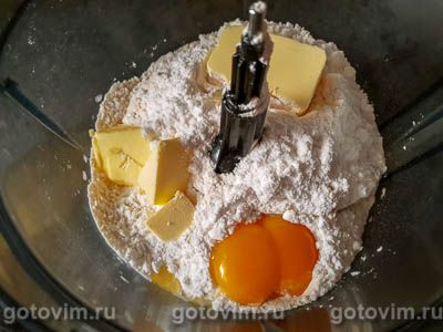 Французский песочный пирог с заварным лимонным кремом (tarte au citron)