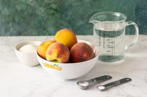 Компот из персиков без стерилизации Компот из персиков без стерилизации