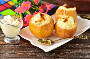 Диетические печеные яблоки