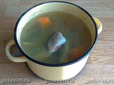 Уха из окуней и ершей