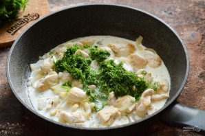 Курица в укропном соусе