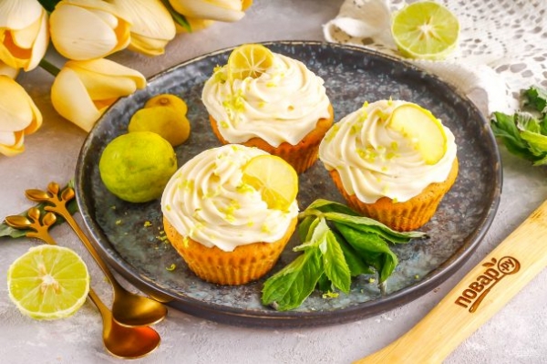 Капкейки "Мохито" Капкейки "Мохито"